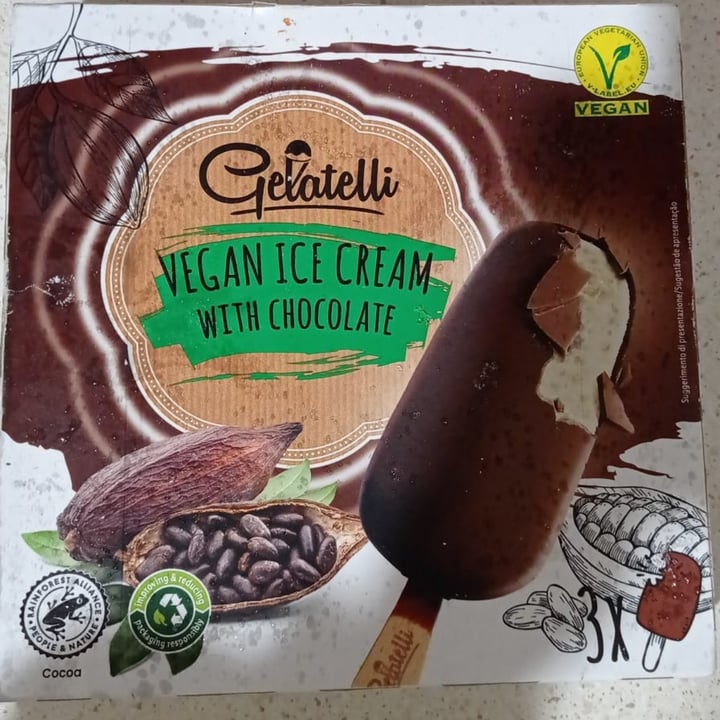 photo of Gelatelli Vegan Ice Cream With Chocolate shared by @vegangiorgy on  21 Feb 2022 - review