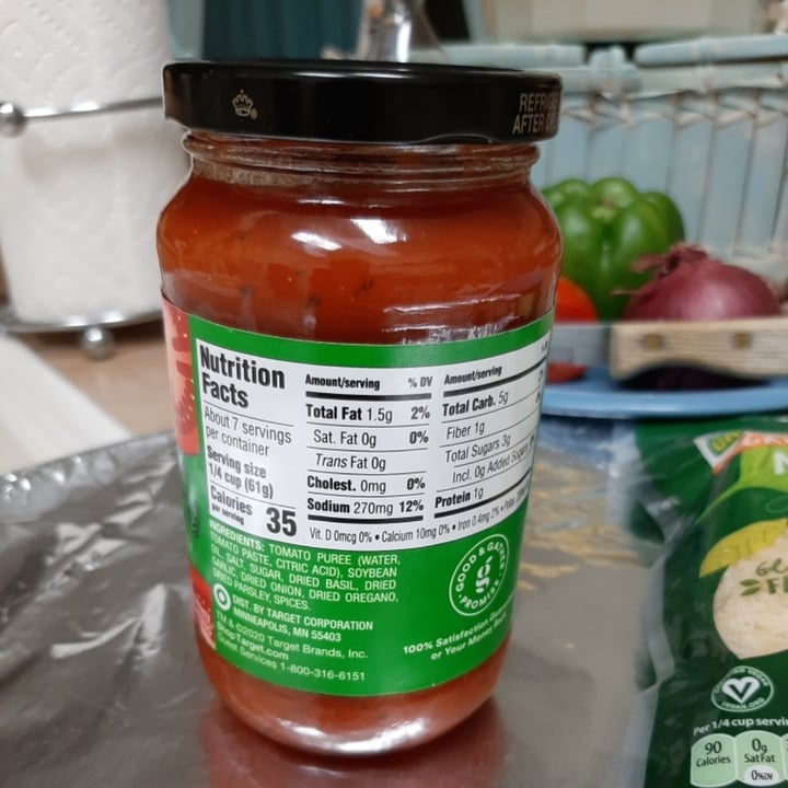 review photo of Good & Gather Traditional Pizza Sauce shared by @chris10091 on 25 May 2020 - review