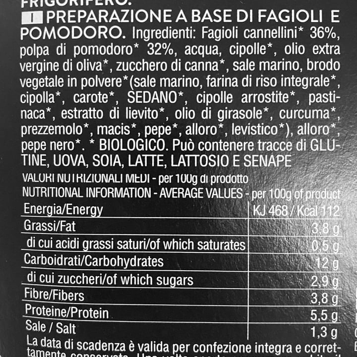 photo of Cereal Terra Fagioli All’uccelletto shared by @giuliafabrini on  12 Nov 2022 - review