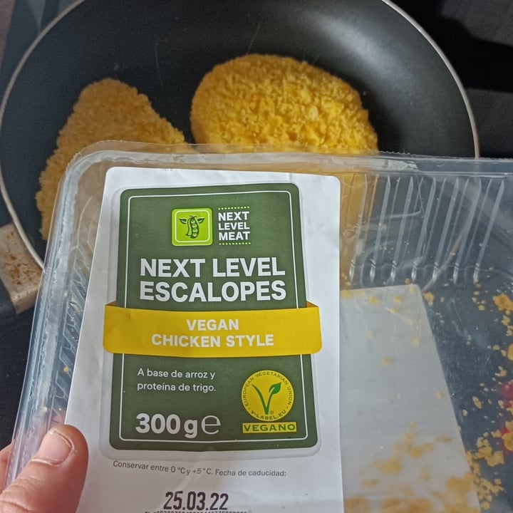 photo of Next Level Meat Escalopes shared by @podivegan on  28 Mar 2022 - review