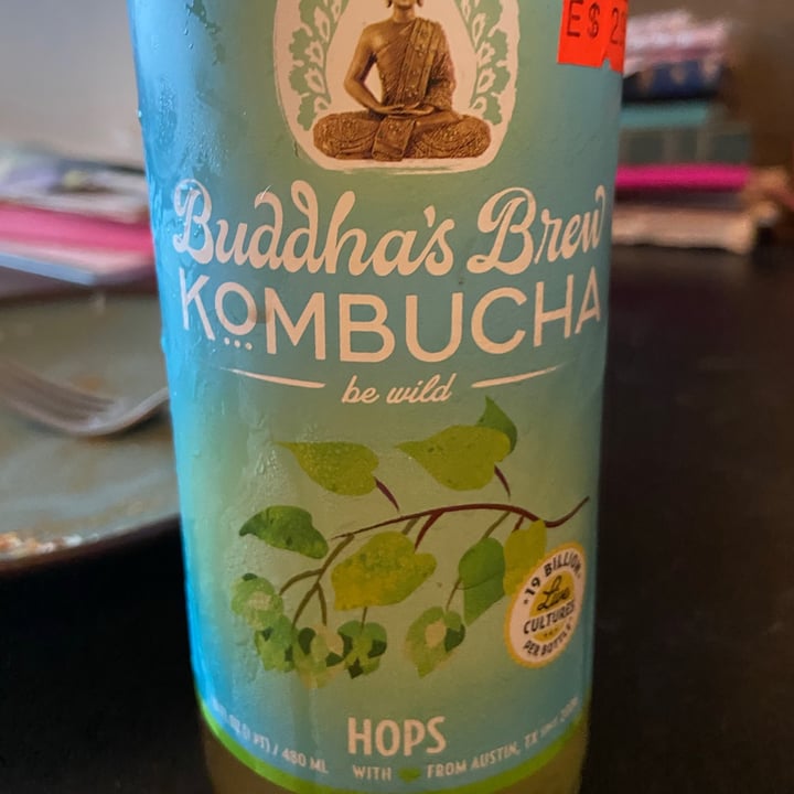 photo of Buddha’s Brew Hops Kombucha shared by @gennipher on  21 May 2020 - review