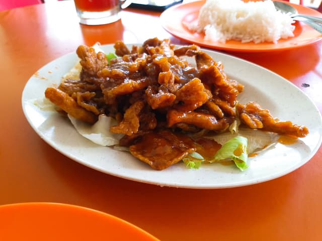 Photo of the dish “Sweet & Sour ‘Fish’ (Mushrooms)”