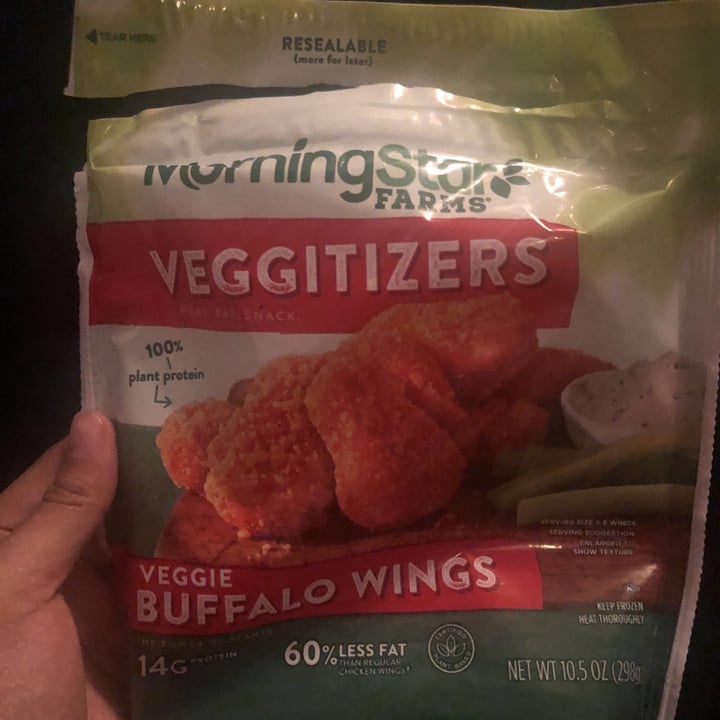 review photo of MorningStar Farms Veggitizers Veggie Buffalo Wings shared by @blackgrlveganism on 21 Jun 2021 - review