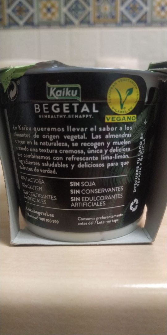 photo of Kaiku Begetal Almendras Y Lima shared by @hvp on  03 Mar 2020 - review