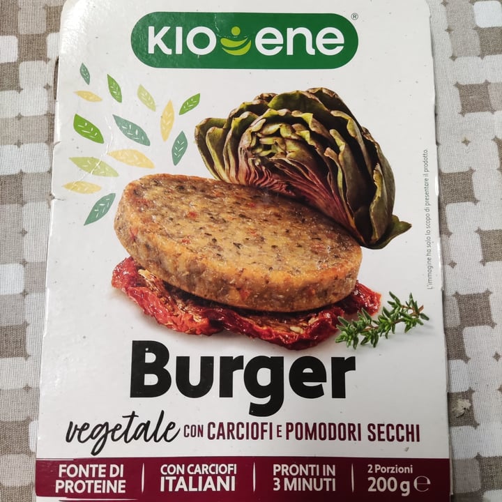 photo of Kioene Burger ai carciofi e pomodori secchi shared by @obywan on  25 Mar 2022 - review