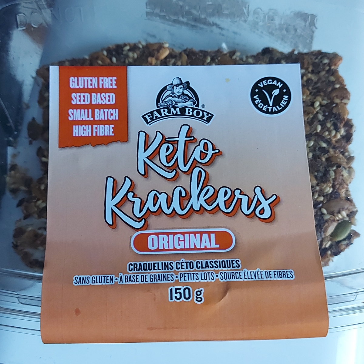 Farm Boy Keto Vegan seed Crackers Reviews abillion