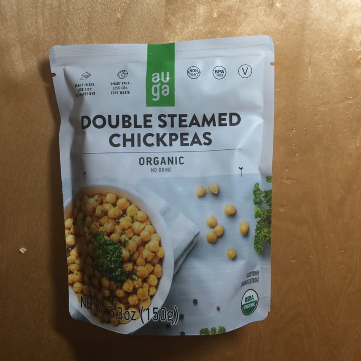 photo of Auga Double steamed chickpeas shared by @janetisvegan on  17 Sep 2021 - review