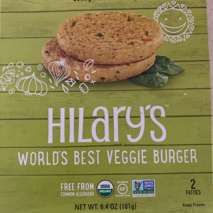 photo of Hilary's Organic World’s Best Veggie Burger shared by @emyluo on  03 Jul 2021 - review