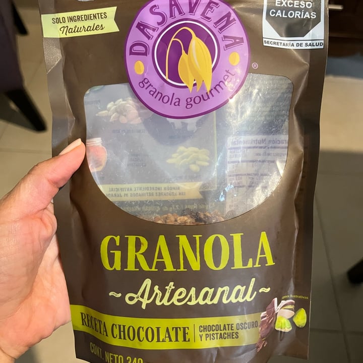 photo of Dasavena Granola artesanal con chocolate y pistaches shared by @mexicancherry on  13 Sep 2022 - review