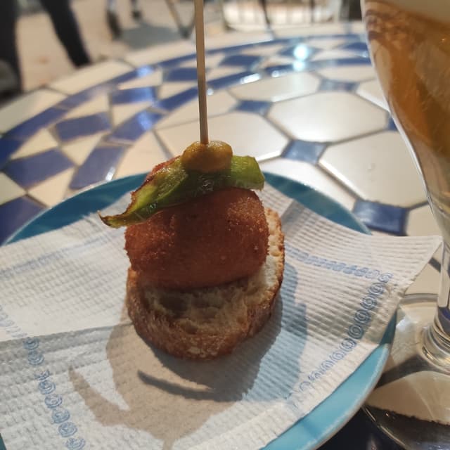 Foto do prato “Pintxo Croqueta”