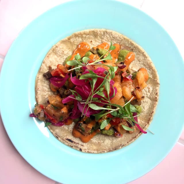 菜肴“Taco Al Pastor”的照片