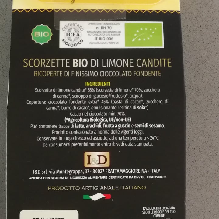 review photo of Dattilo frutta secca Scorzette di limone candite shared by @tila on 09 Apr 2022 - review