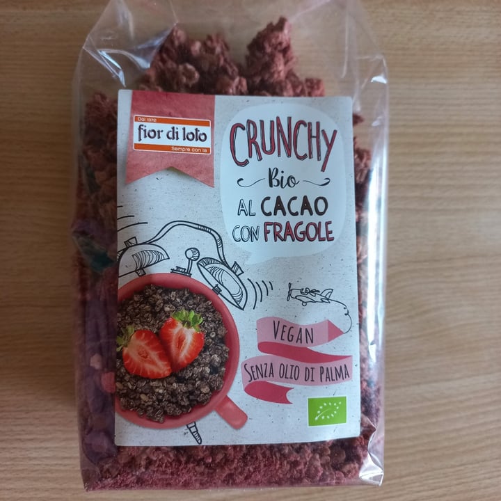 photo of Fior di Loto Crunchy bio al cacao con fragole shared by @lacucinadi-marta on  14 Mar 2022 - review