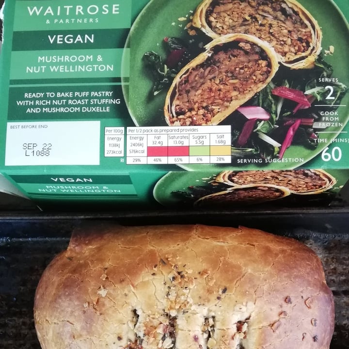 photo of Waitrose Mushroom & Nut Wellington shared by @cristynorth on  16 May 2021 - review