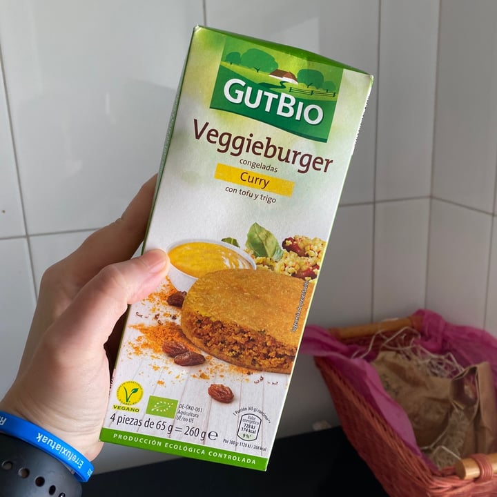 photo of GutBio Veggieburger de Curry shared by @mud on  09 Jun 2020 - review