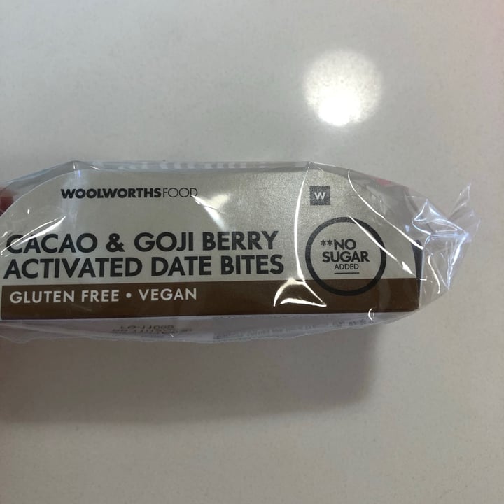 photo of Woolworths Food Cacao & Goji Activated Date Bites shared by @marissageorge on  11 Nov 2020 - review