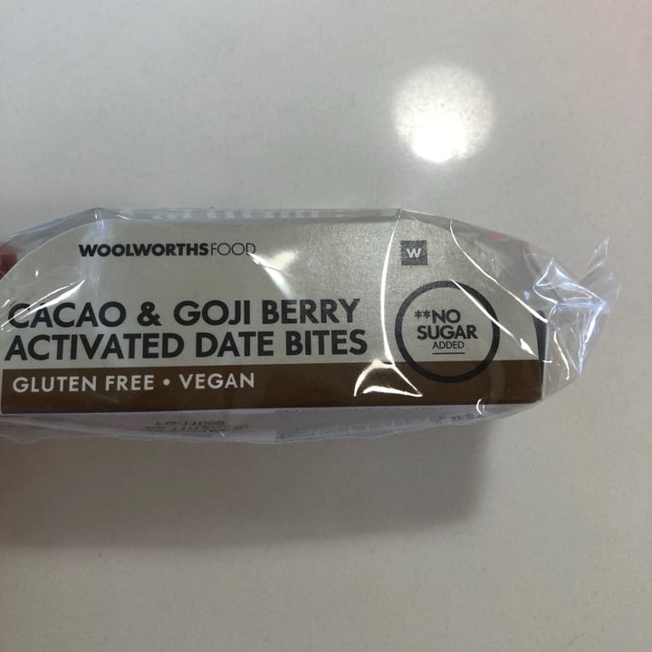 review photo of Woolworths Food Cacao & Goji Activated Date Bites shared by @marissageorge on 11 Nov 2020 - review