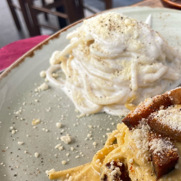 review photo of Rifugio Romano Cacio e pepe vegan shared by @myyogicheart on 05 Apr 2022 - review