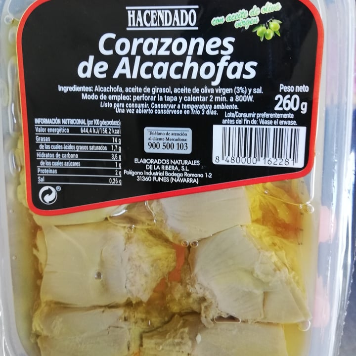 photo of Hacendado Corazones de Alcachofas shared by @jritchie on  09 May 2022 - review