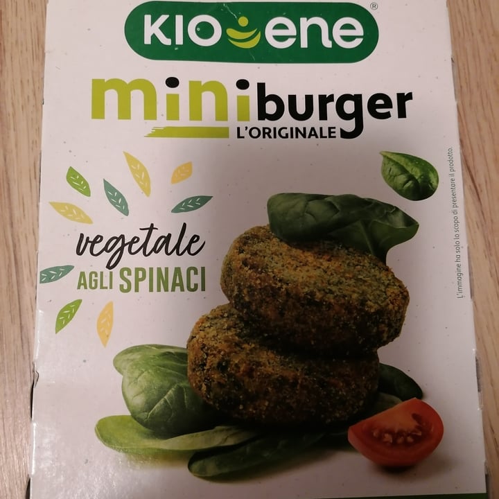 photo of Kioene Mini Burger Vegetale Agli Spinaci shared by @martinakushi on  22 Mar 2022 - review