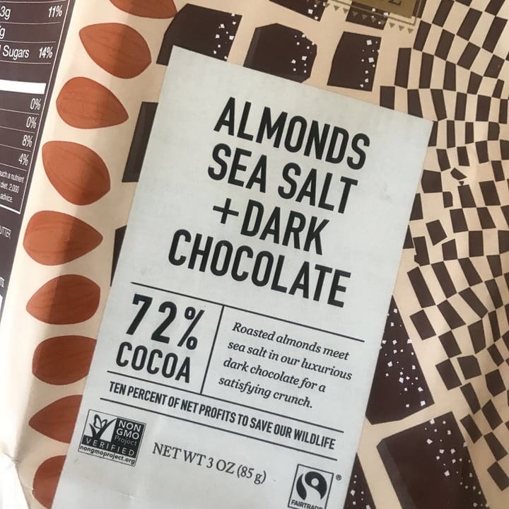 photo of Endangered Species Chocolate Almonds Sea Salt + Dark Chocolate shared by @john00 on  02 Apr 2021 - review