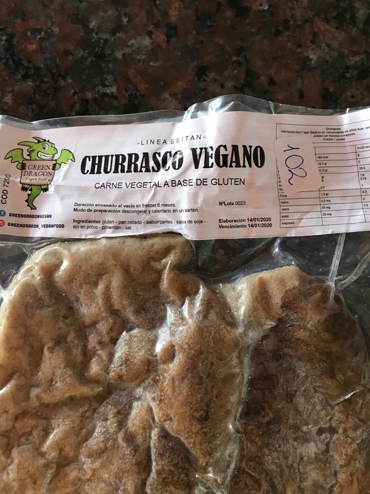 photo of Green Dragon - Vegan food Churrasco Vegan shared by @vickycampano on  31 Jan 2020 - review