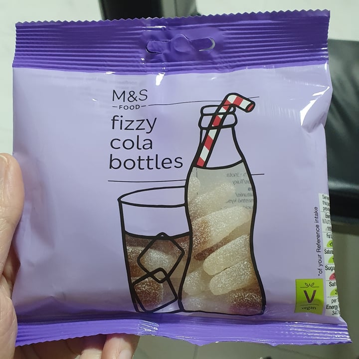 photo of Marks & Spencer Food (M&S) Fizzy cola bottles shared by @yiersansiwu on  01 Aug 2021 - review