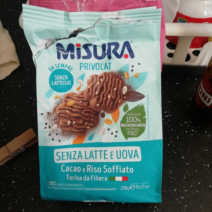photo of Misura Biscotti con cacao e riso soffiato - Privolat shared by @chiarabra on  17 Apr 2022 - review