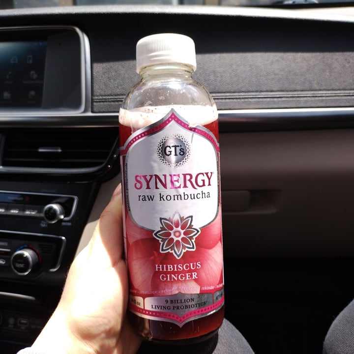 photo of GT’s Living Foods hibiscus ginger shared by @alyssaa on  01 May 2022 - review