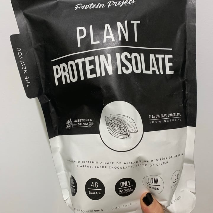 photo of Protein Project Vegan protein Isolate Sabor Chocolate shared by @romiozer on  20 Sep 2021 - review