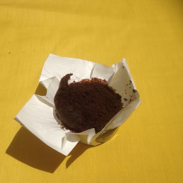 Foto del plato “The whole kitchen chocolate muffin”