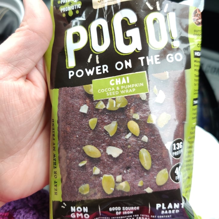 photo of Sweet Earth Pogo Chai, Cocoa, & Pumpkin Seed Wrap shared by @misscherise on  27 Sep 2020 - review