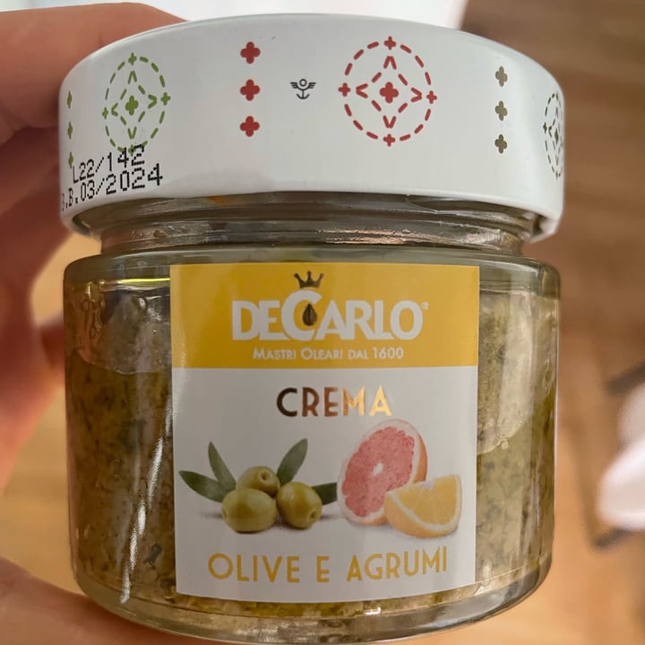 photo of DeCarlo crema di olive e agrumi shared by @serenus on  17 Jun 2022 - review