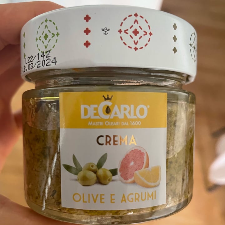 photo of DeCarlo crema di olive e agrumi shared by @serenus on  17 Jun 2022 - review