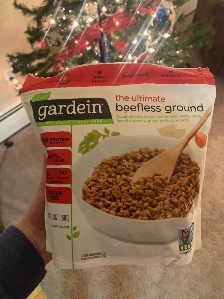 photo of Gardein The Ultimate Beefless Burger shared by @katievalentine on  23 Dec 2019 - review