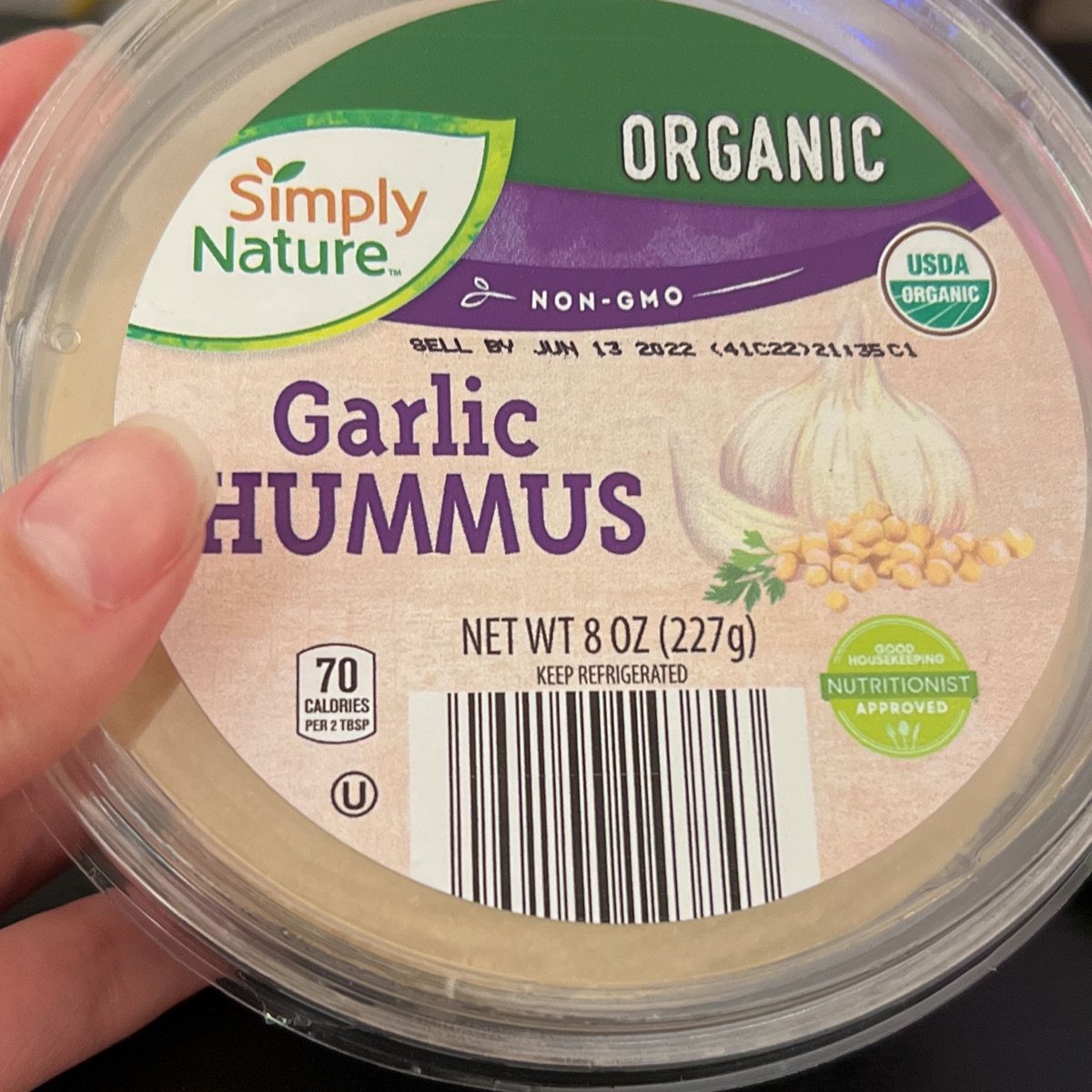 Simply Nature Garlic Hummus Reviews | abillion