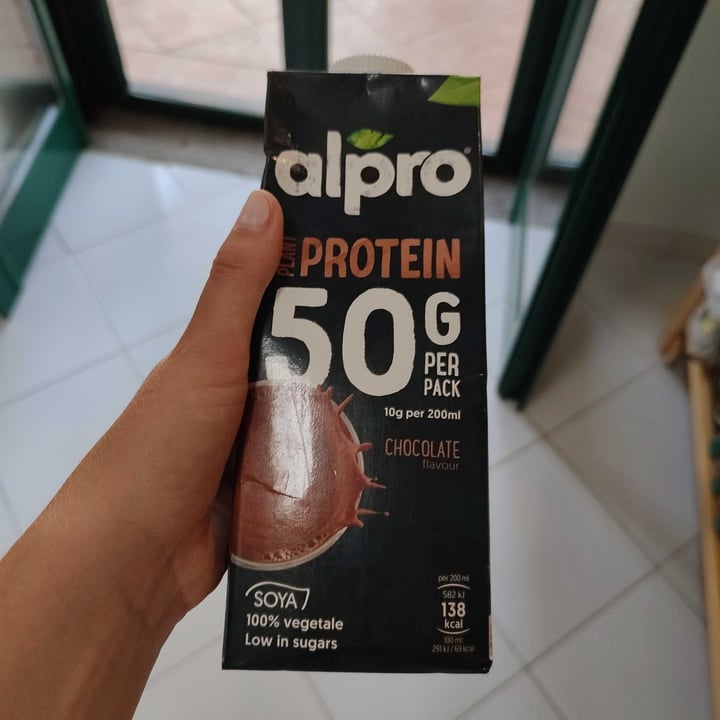 photo of Alpro Plant Protein 50g Chocolate shared by @greeneggsandvegham on  15 Aug 2022 - review