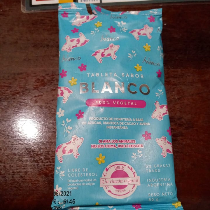 review photo of Un Rincón Vegano Tableta Sabor Blanco Clasico shared by @marianasm on 06 Sep 2020 - review