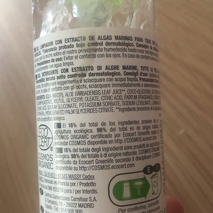 review photo of Nectar of bio Gel Limpiador facial suave Bio shared by @bunnyyluluconsara on 26 Jun 2022 - review