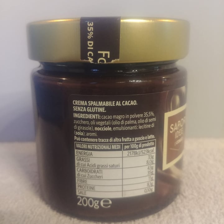 photo of Conad Crema Spalmabile Fondente Sapori & Idee shared by @rory95 on  24 Mar 2021 - review