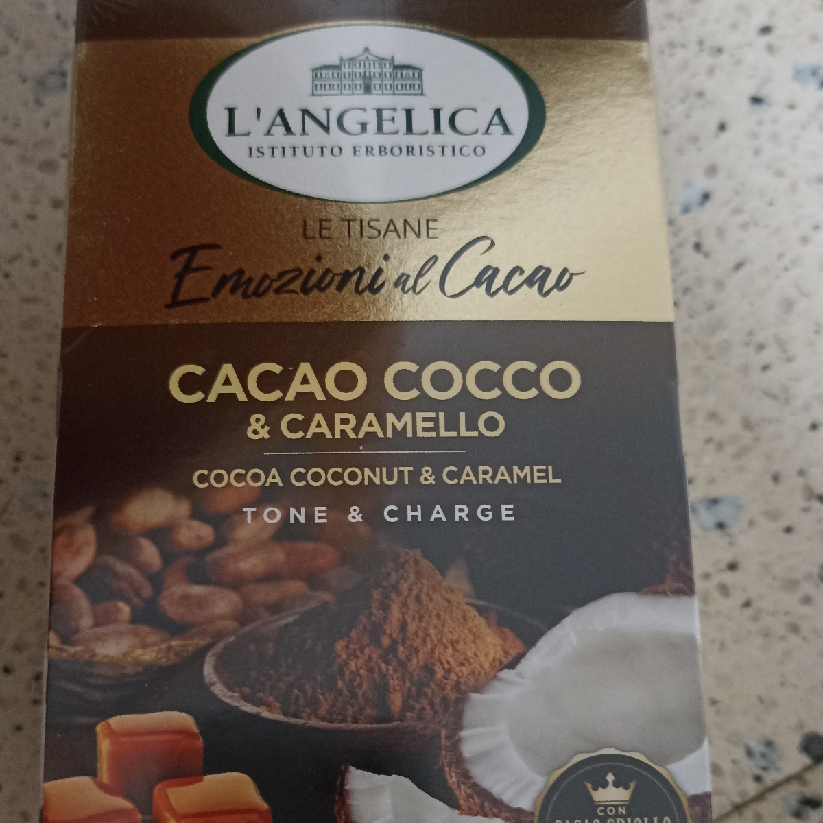 L'angelica Tisana cacao cocco e caramello Review