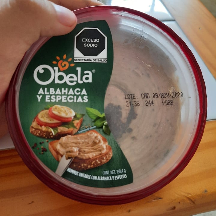 photo of Obela Hummus Albahaca Y Especias shared by @ichbinangie on  09 Oct 2020 - review