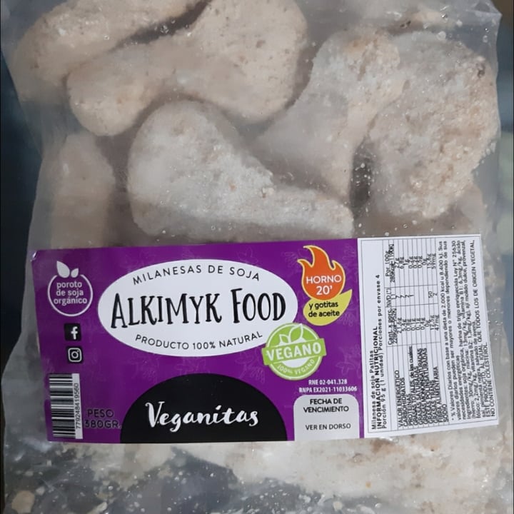 photo of Alkimyk Food Milanesas de soja shared by @nahiraixa on  27 Oct 2021 - review