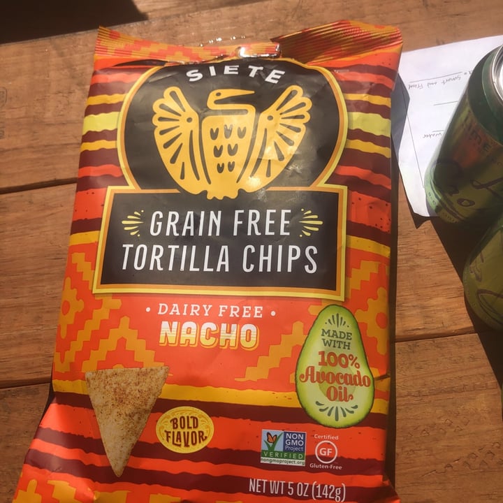 photo of Siete Family Foods Nacho Chips shared by @gabbygarland on  13 Mar 2021 - review