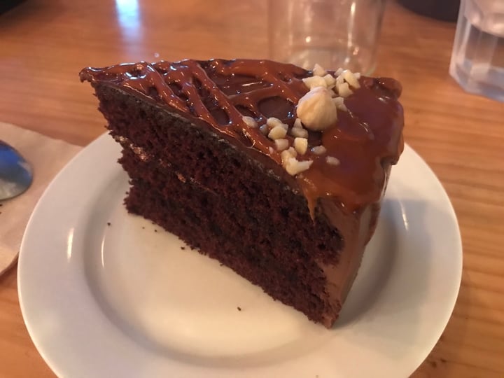 photo of Plant Café & Kitchen chocolate hazelnut cake shared by @lordsnooks on  13 Apr 2020 - review