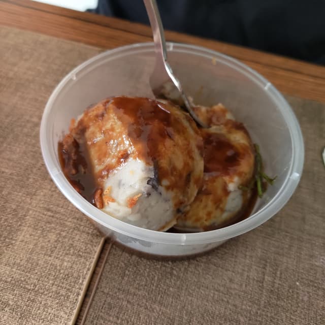 Photo of the dish “芋头糕 Yam Cake”