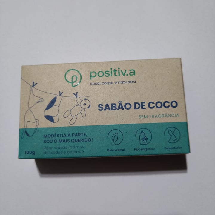 photo of Positiv.a Sabão De Coco shared by @lucianeschmidt on  02 Mar 2022 - review