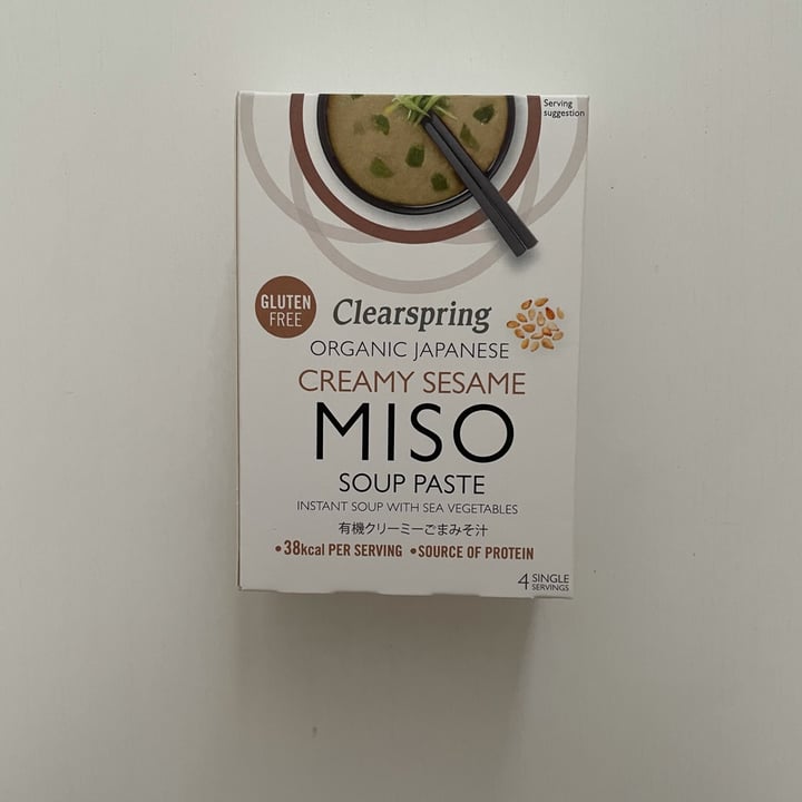 photo of Clearspring Sesame miso paste shared by @poddceci on  14 Mar 2022 - review