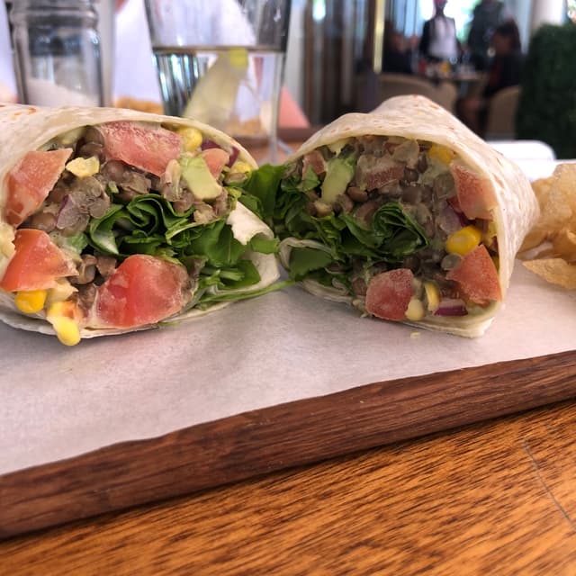 Photo of the dish “Vegan Lentil Wrap”