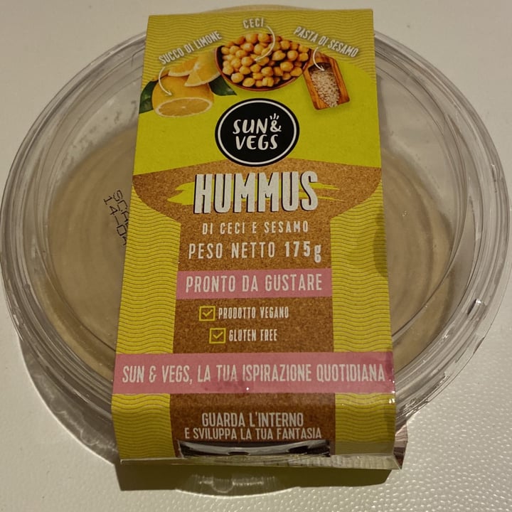 photo of Sun&vegs Hummus shared by @virgiol on  23 Mar 2022 - review